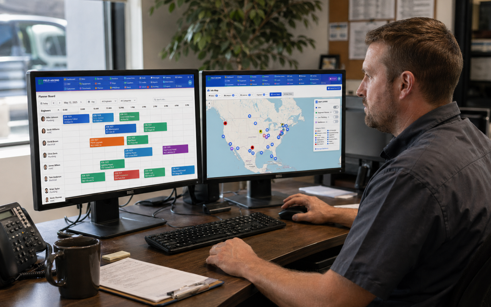 Scheduling and Dispatch Software for Contractors | Field Ascend