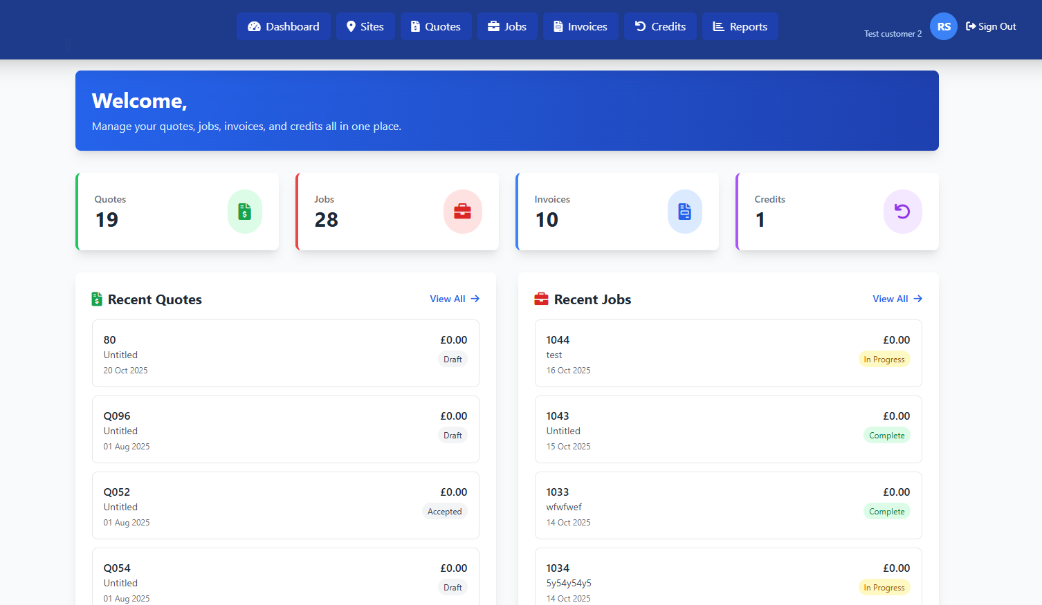 Customer Portal