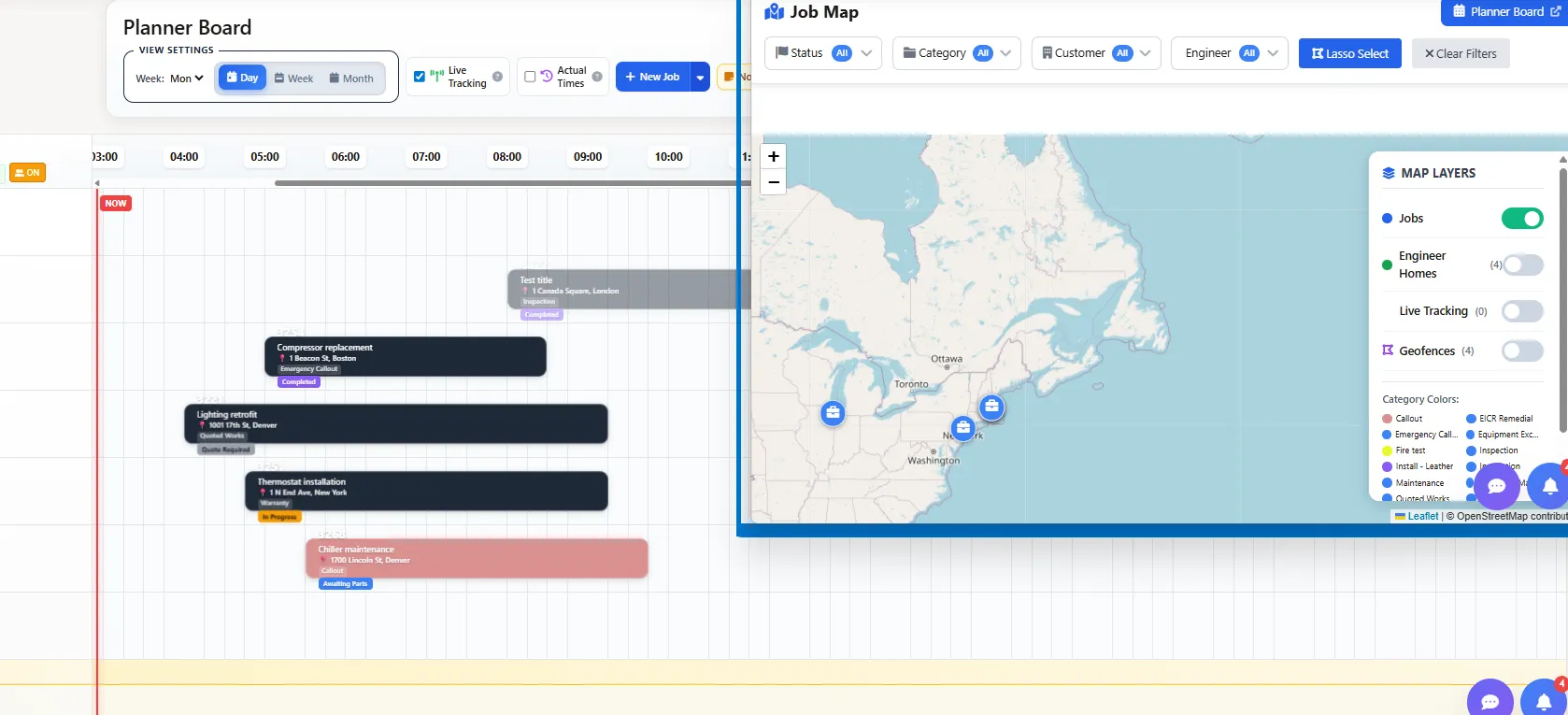Field Ascend job management software platform overview for trade contractors with scheduling, mobile work orders and invoicing