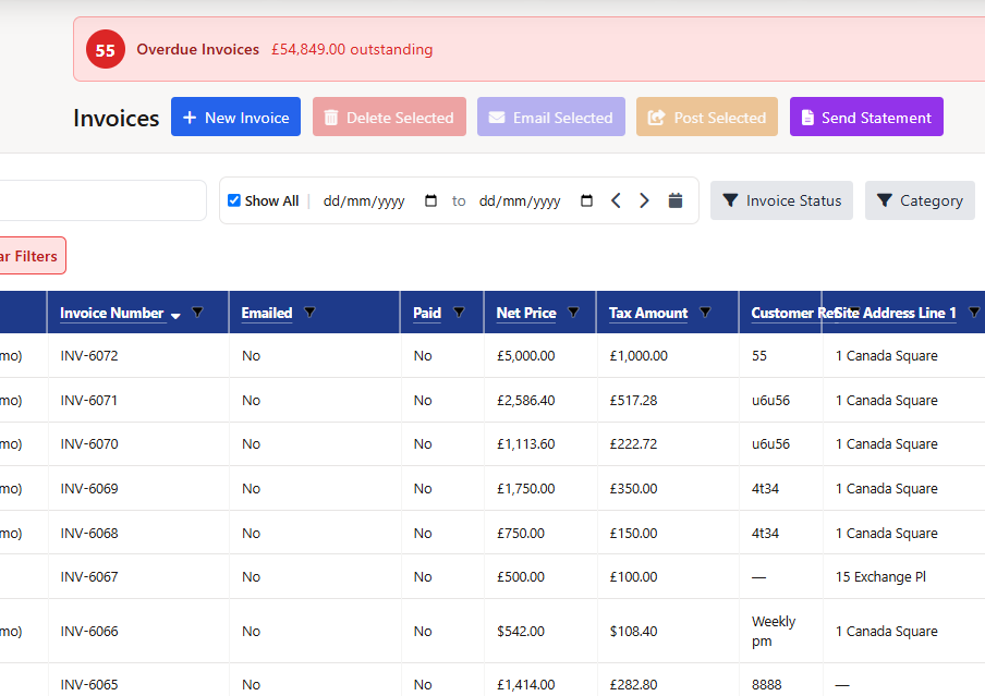 Mobile workforce management job completion data ready for invoicing with notes time photos and signatures