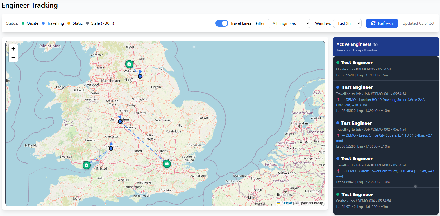FSM Software with GPS Tracking | Field Ascend